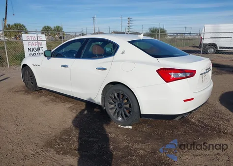 2014 Maserati Ghibli z USA, uszkodzony, nr VIN ZAM57XSA9E1106251